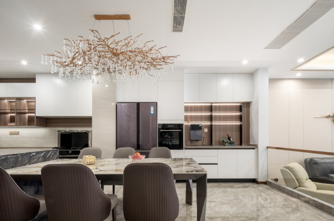 L型厨房空间布局